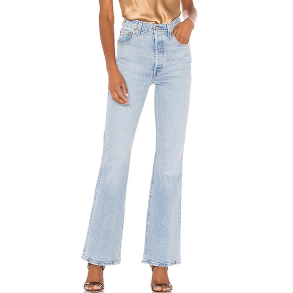 Levi's RIBCAGE Flare Tango Jeans - Picture 6 of 8